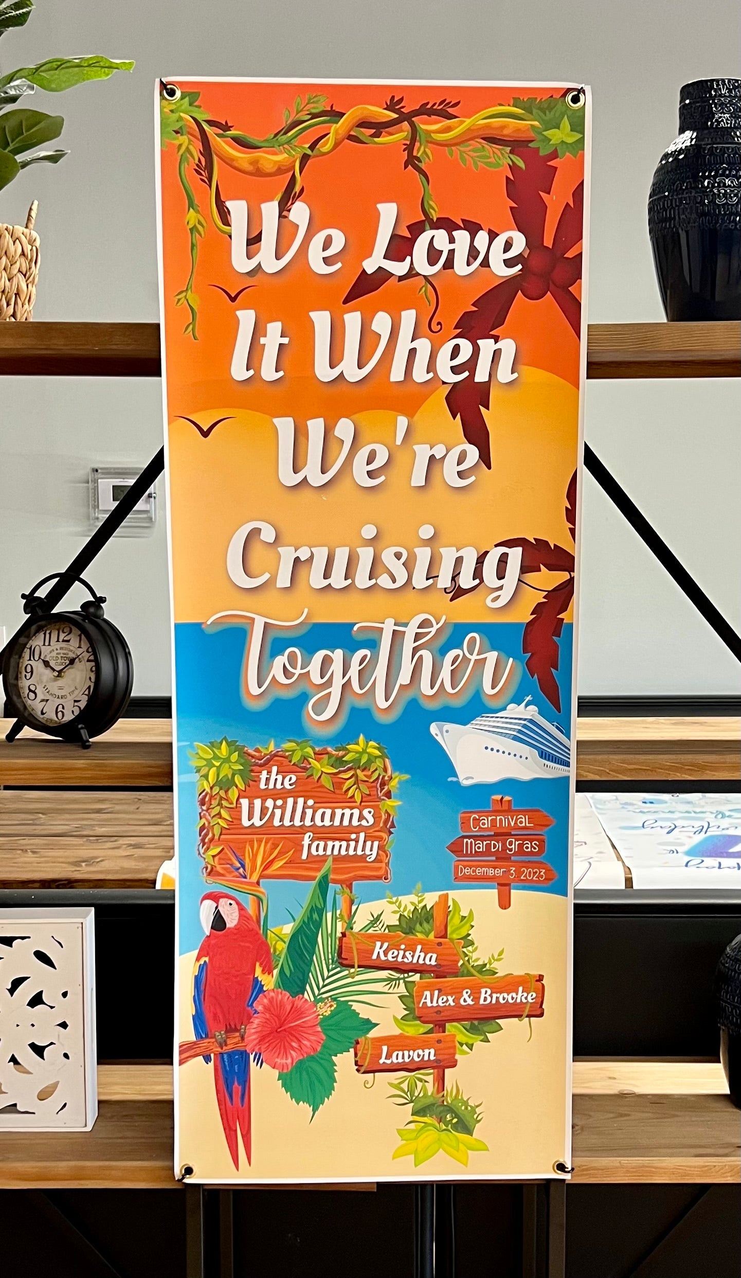 Cruise Life Cruise Cabin Door Banner - Travel/Cruising Together